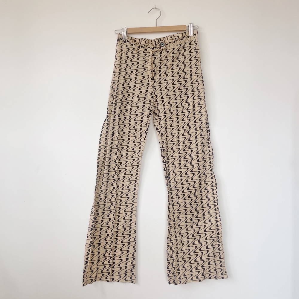 Gimaguas Wavy 〰️ Printed Wide Leg Pants